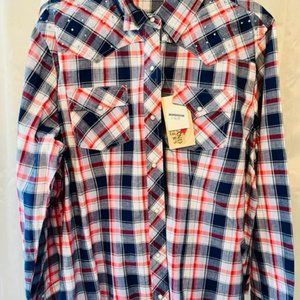 Women's Plus Size Bedazzled Rodeo/Western Shirt- NEW WITH TAGS